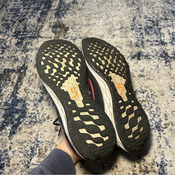 Nike Revolution 6 Black & Pink Running Lace-Up Sneakers Size 9 - Picture 10 of 11